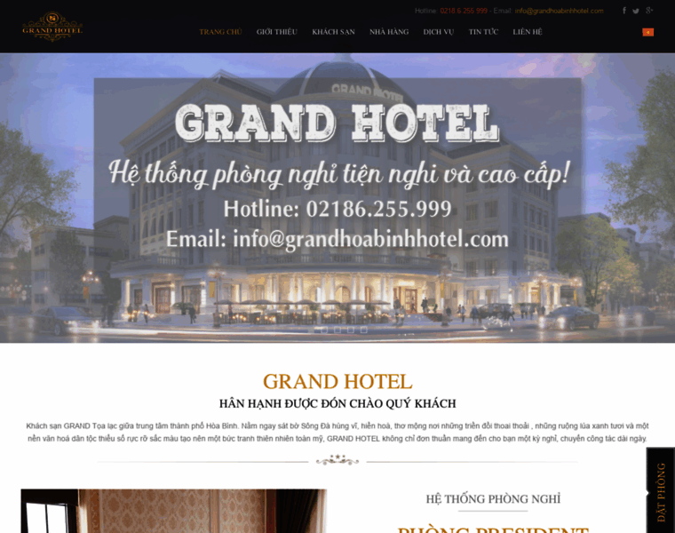 Grandhoabinhhotel.com thumbnail