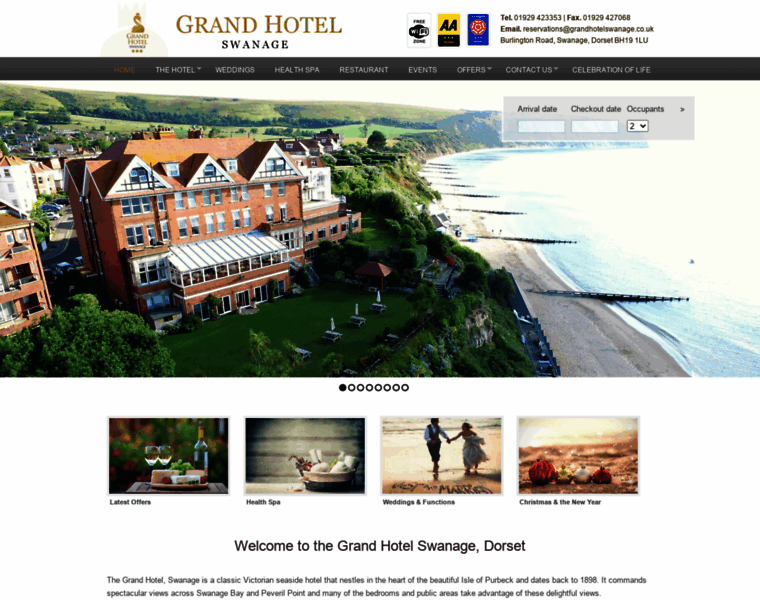 Grandhotelswanage.co.uk thumbnail