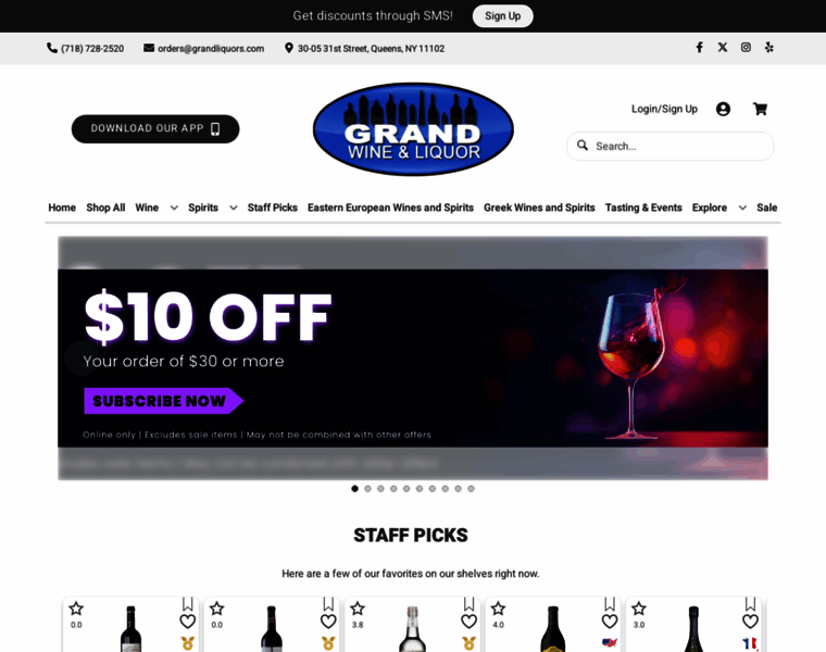 Grandliquors.com thumbnail