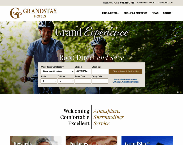 Grandstayhospitality.com thumbnail