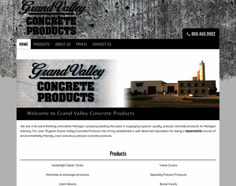 Grandvalleyconcrete.com thumbnail