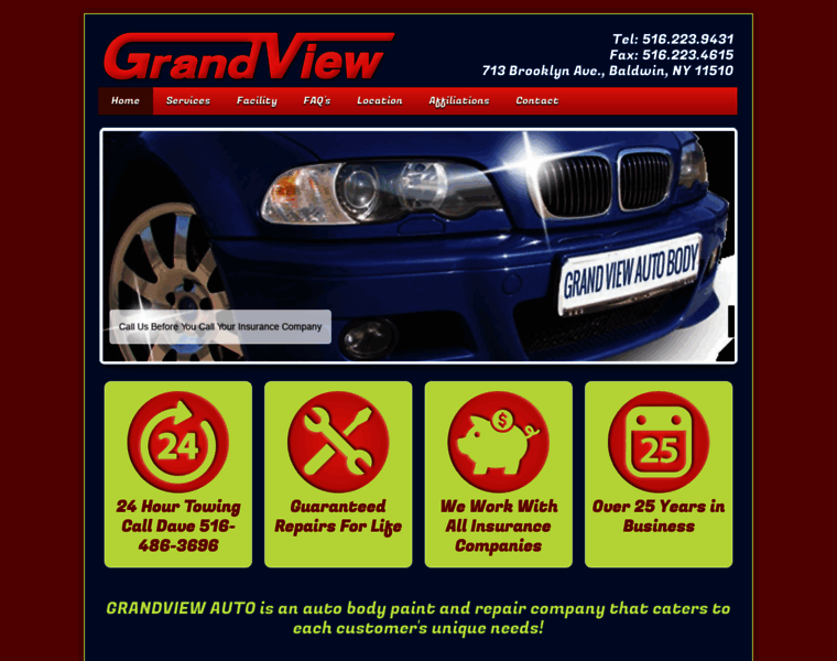 Grandviewautobody.com thumbnail