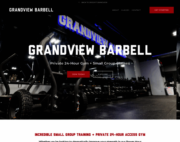 Grandviewbarbell.com thumbnail