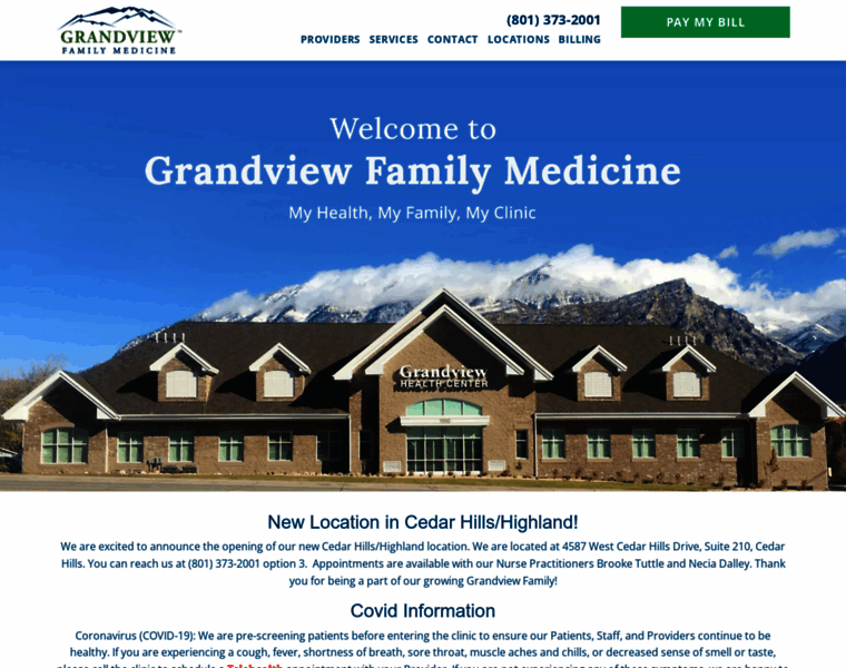 Grandviewfamilymedicine.com thumbnail