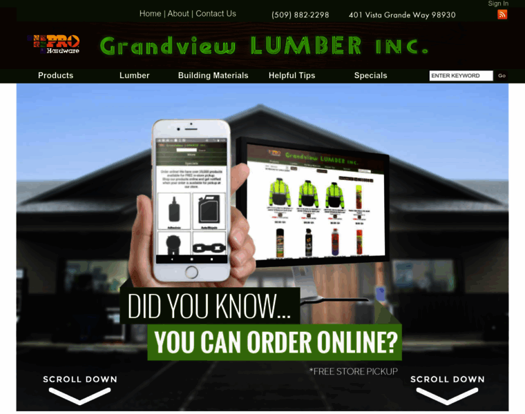Grandviewlumber.com thumbnail
