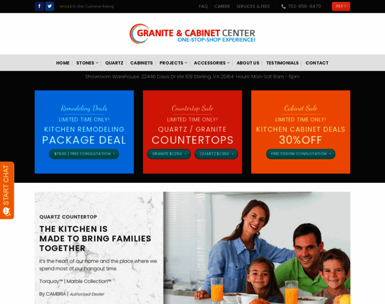 Granitecenterva.com thumbnail