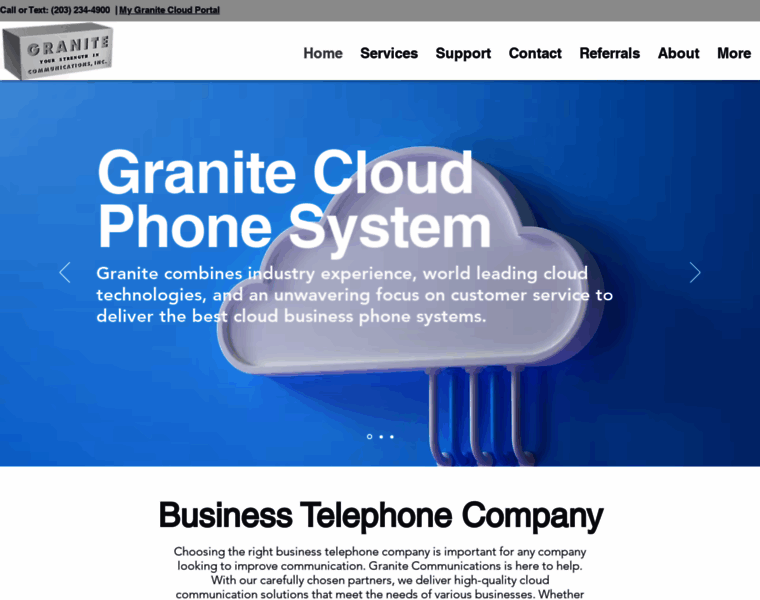 granitecomm.com at WI. Granite Communications, Inc. | Cloud Phone ...