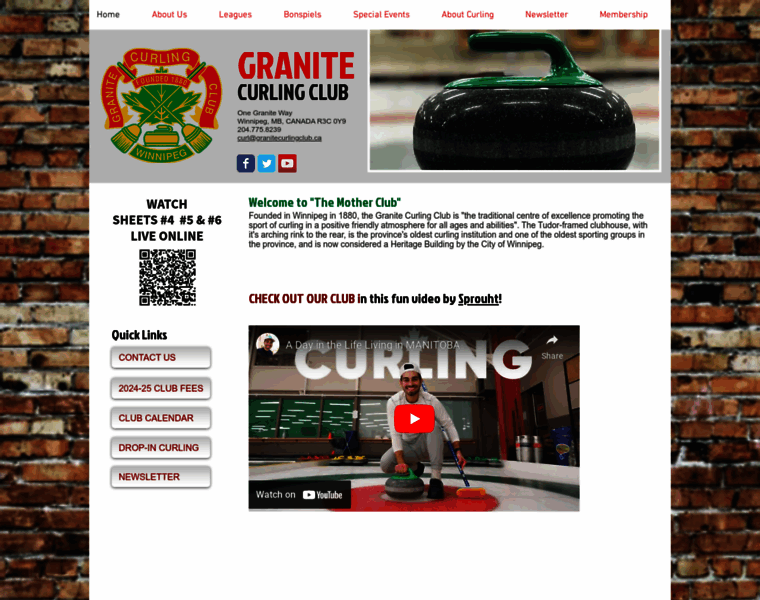 Granitecurlingclub.ca thumbnail