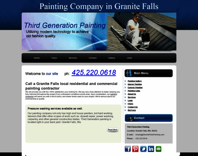 Granitefallspainting.com thumbnail