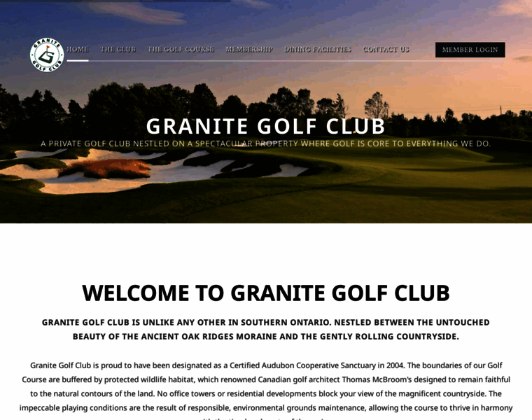 Granitegolfclub.ca thumbnail
