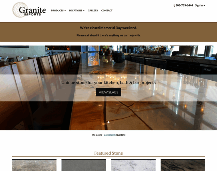 Graniteimports.net thumbnail