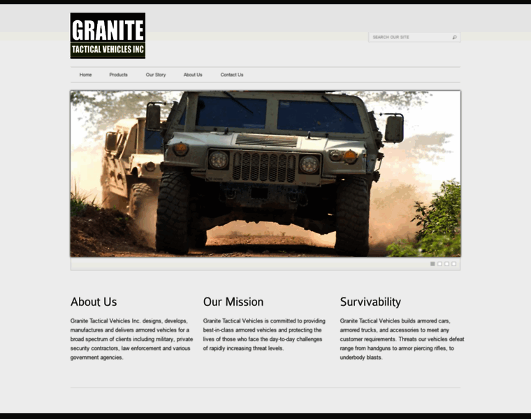 Granitetacticalvehicles.com thumbnail