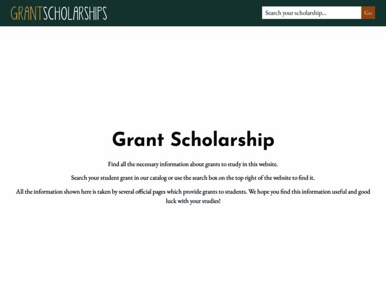 Grant-scholarship.com thumbnail