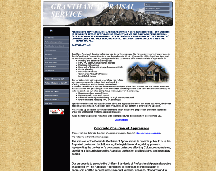 Granthamappraisal.net thumbnail