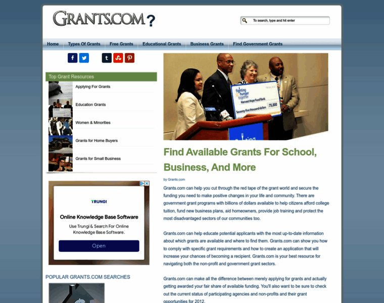 Grants.com thumbnail