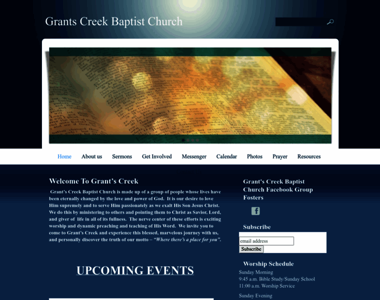 Grantscreekbaptist.org thumbnail