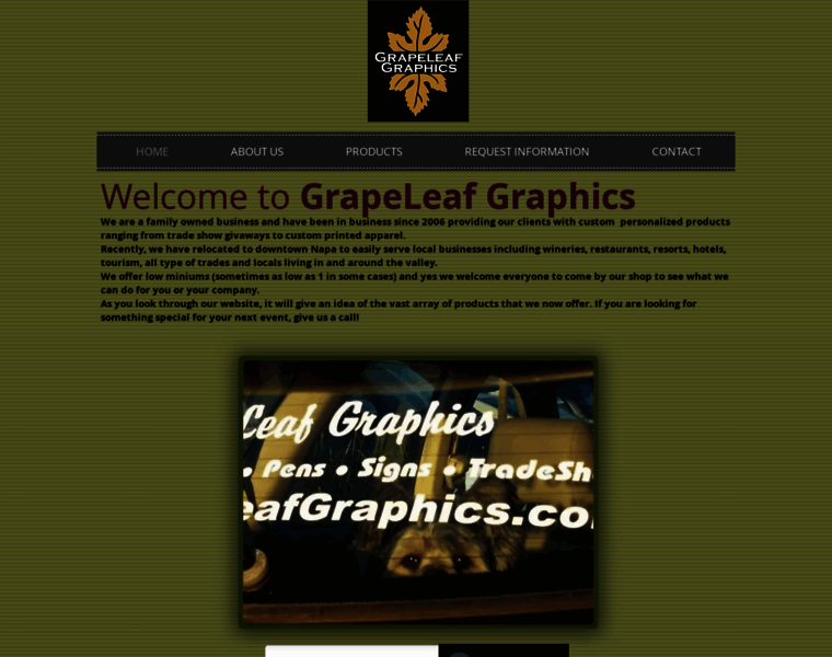 Grapeleafgraphics.com thumbnail
