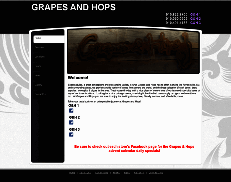 Grapesandhops.net thumbnail