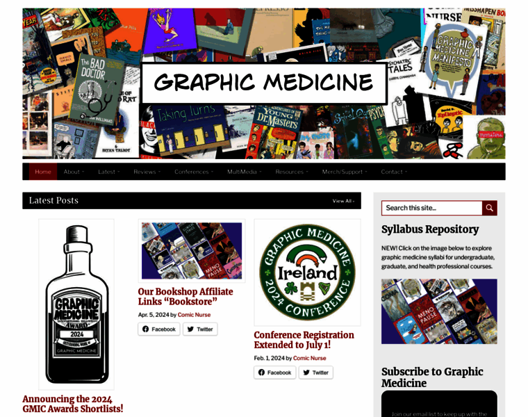 Graphicmedicine.org thumbnail