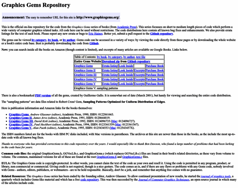Graphicsgems.org thumbnail