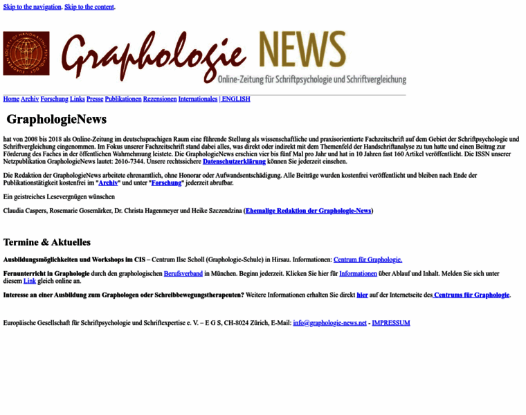 Graphologie-news.net thumbnail