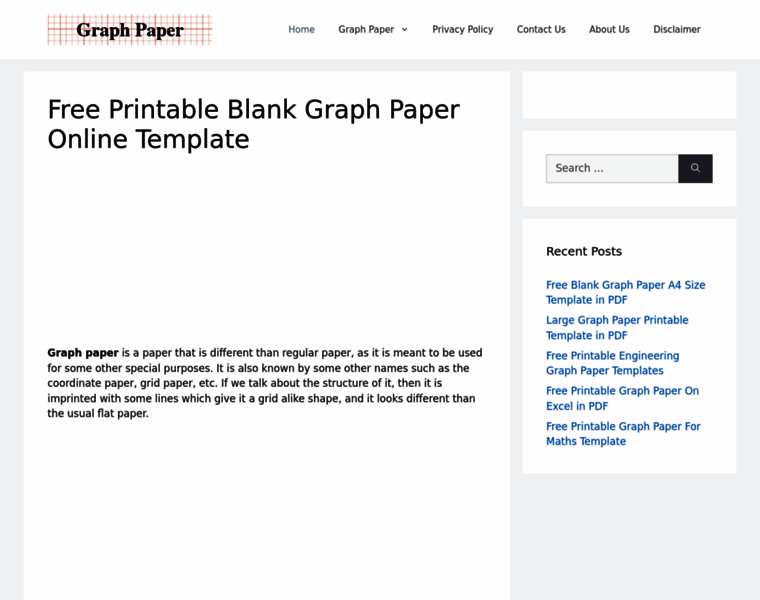 Graphpaperprintable.net thumbnail
