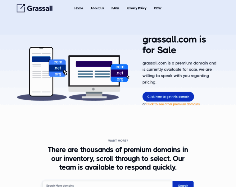 Grassall.com thumbnail