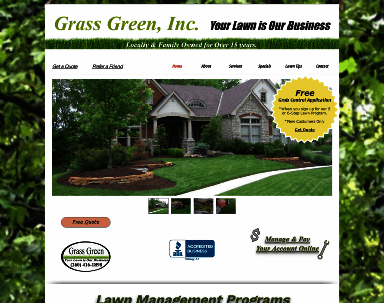 Grassgreeninc.com thumbnail