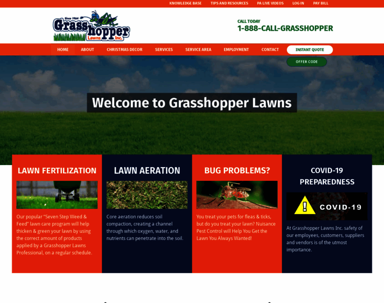 Grasshopperlawns.com thumbnail