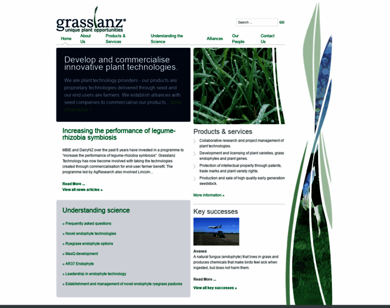 Grasslanz.com thumbnail