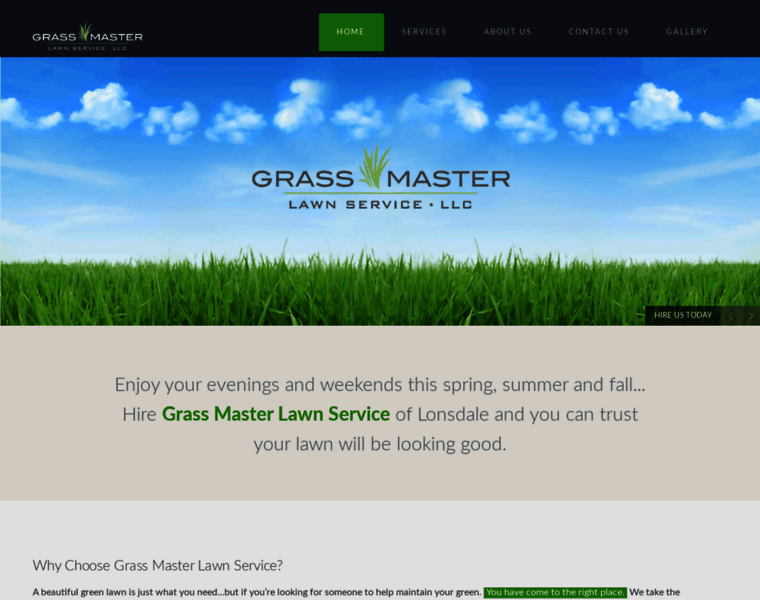 Grassmasterservice.com thumbnail