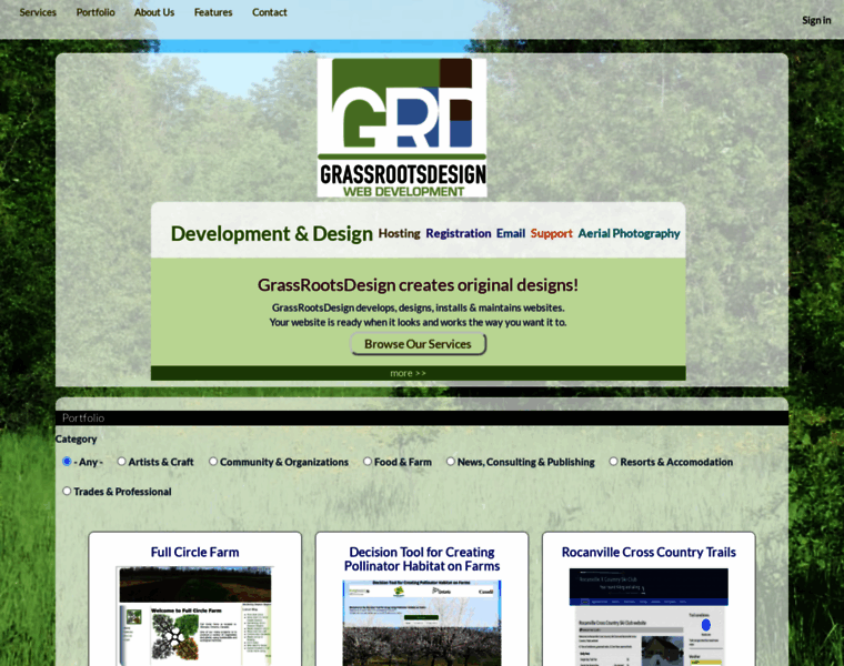 Grassrootsdesign.com thumbnail