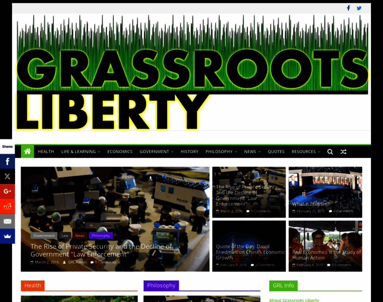 Grassrootsliberty.com thumbnail