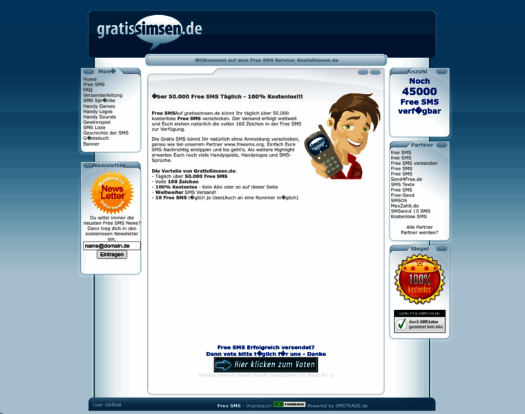 Gratissimsen.de thumbnail Gratissimsen.de thumbnail