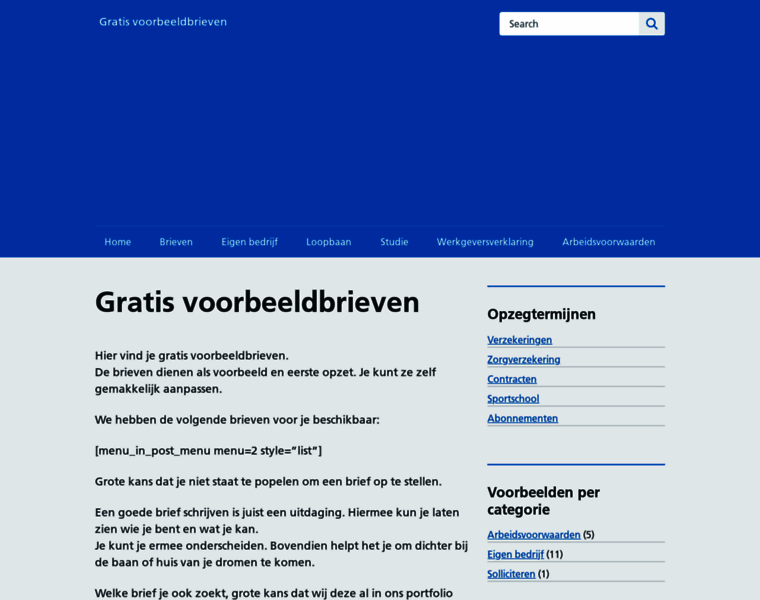 Gratisvoorbeeldbrieven.nl thumbnail