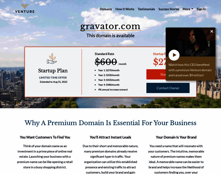 Gravator.com thumbnail