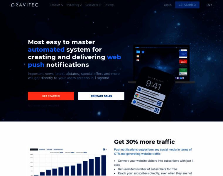 Gravitec.net thumbnail Gravitec.net thumbnail