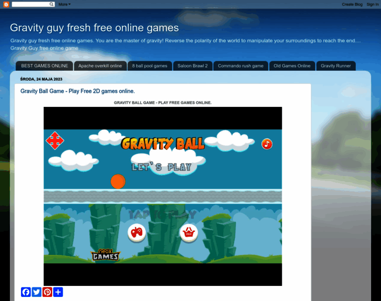 Gravity-guy-fresh-free-online-games.blogspot.com thumbnail