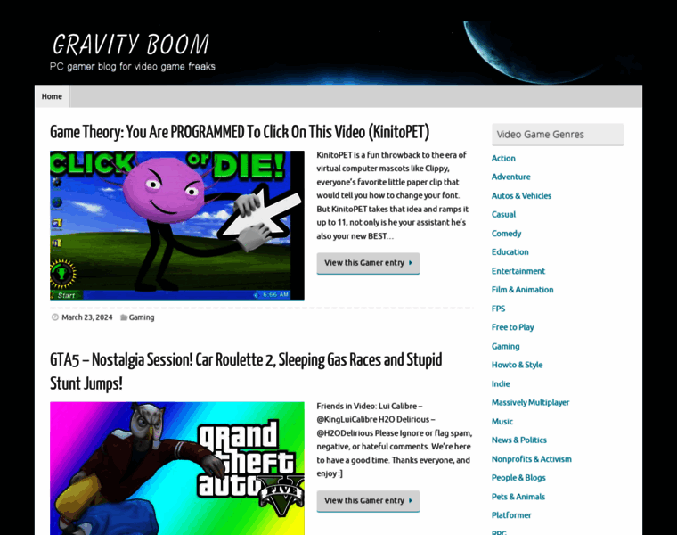 Gravityboom.com thumbnail