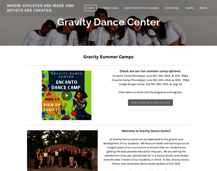 Gravitydancecenter.com thumbnail