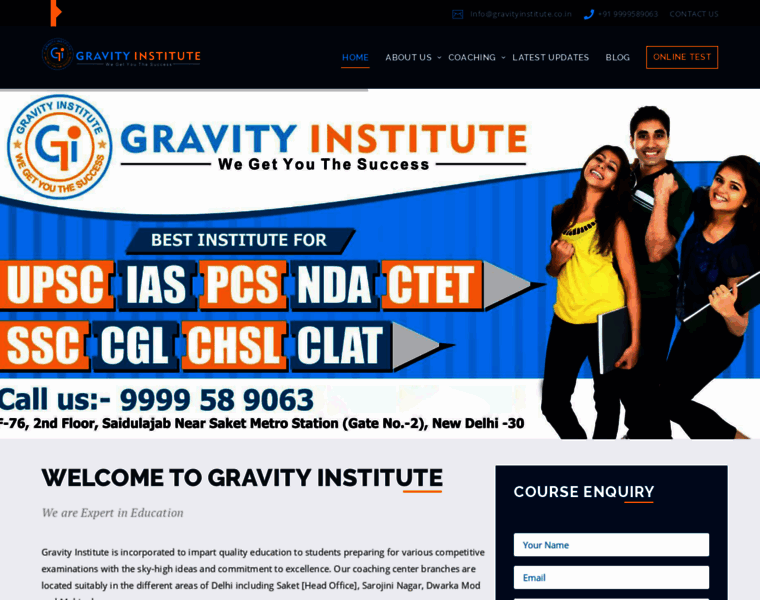 Gravityinstitute.co.in thumbnail