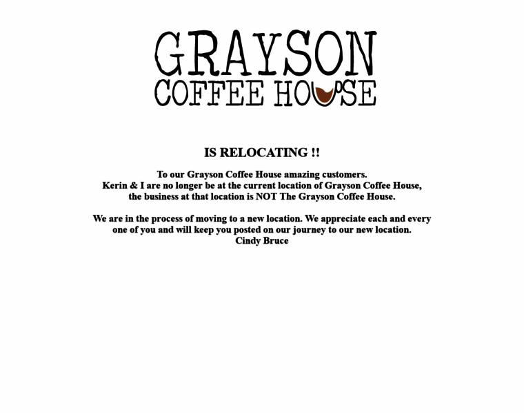 Graysoncoffeehouse.com thumbnail
