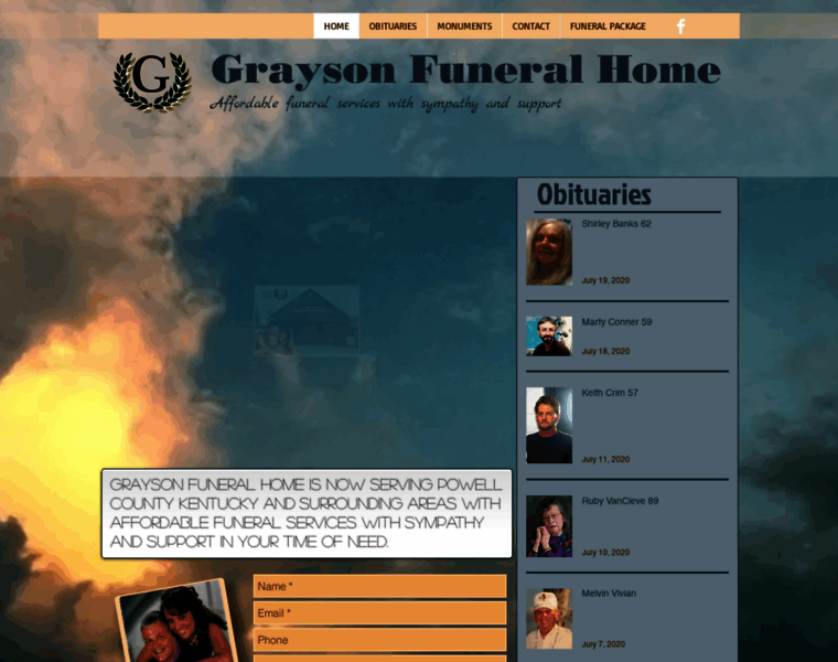 Graysonfuneral.net thumbnail