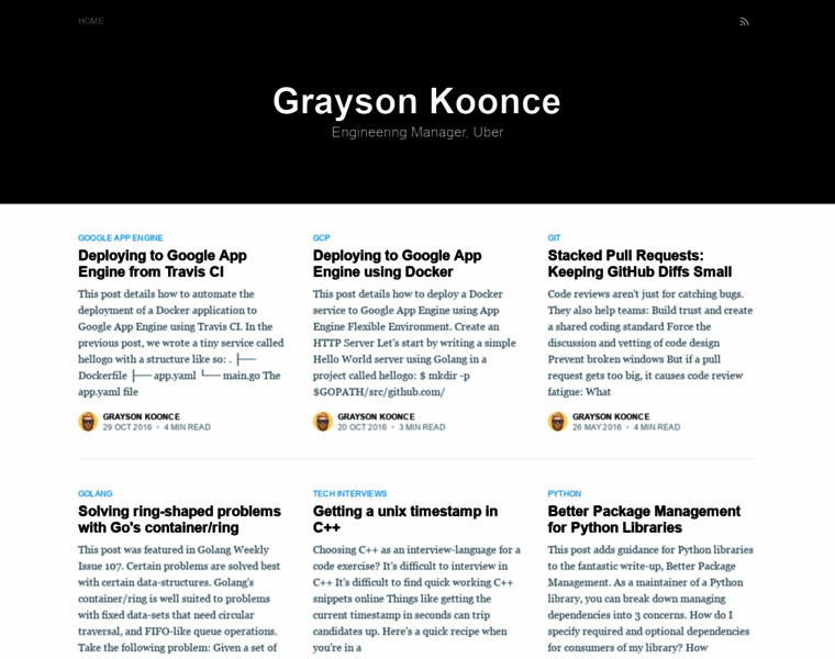 Graysonkoonce.com thumbnail
