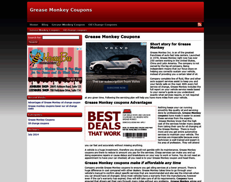 Greasemonkeycoupons.com thumbnail