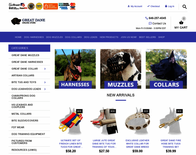 Great-dane-dog-breed-store.com thumbnail