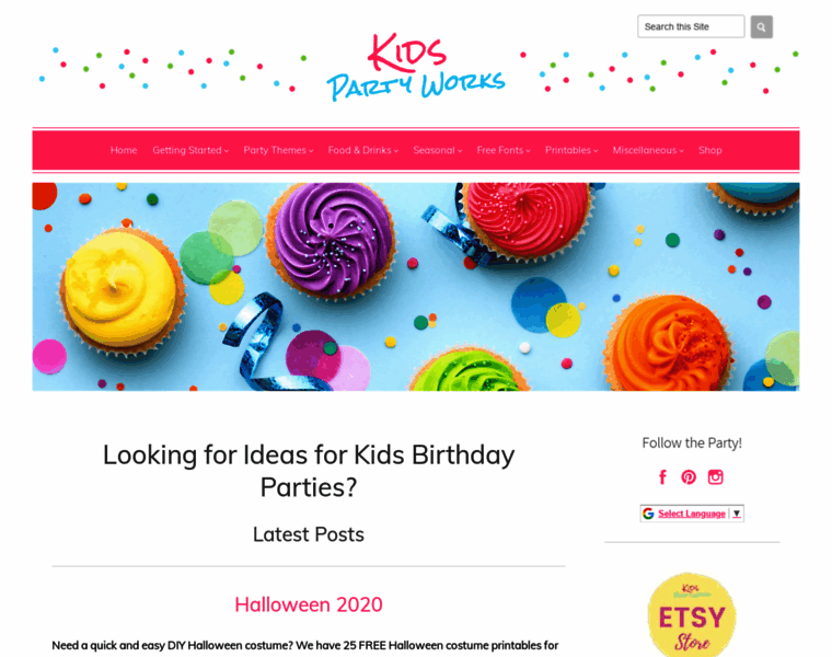 Great-kids-birthday-parties.com thumbnail
