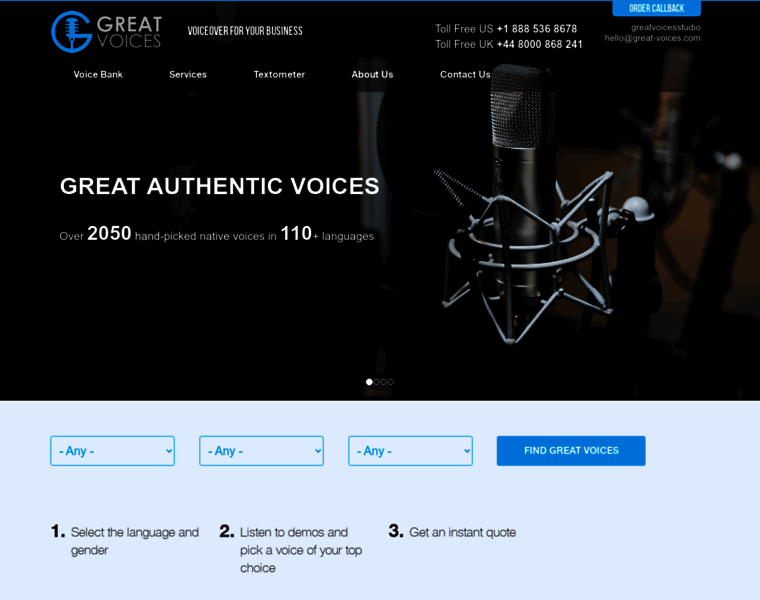 Great-voices.com thumbnail