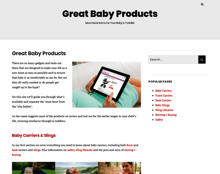 Greatbabyproducts.com thumbnail