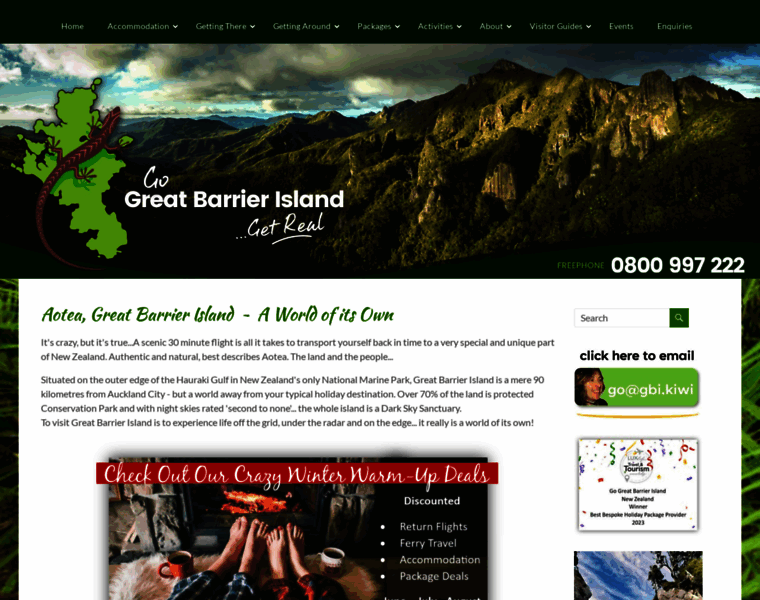 Greatbarrierislandtourism.co.nz thumbnail